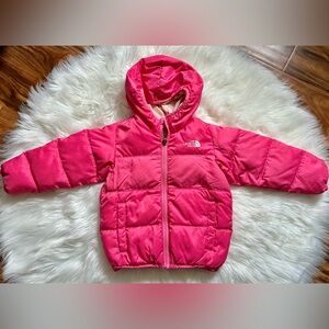 The North Face Pink Reversible Hooded Jacket